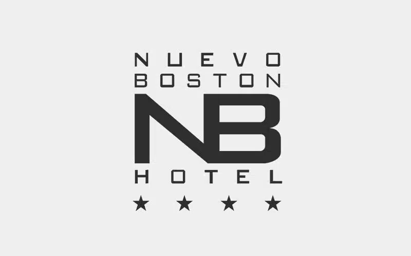Portamenús de madera ecológica y sostenible 5 hotel-nuevo-boston-madrid-logo