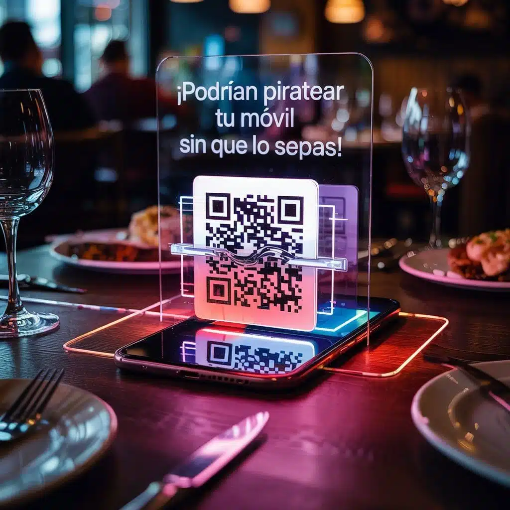 El peligro oculto de los QR en restaurantes: ¡Podrían piratear tu móvil sin que lo sepas! 3 El peligro oculto de los QR en restaurantes: ¡Podrían piratear tu móvil sin que lo sepas!