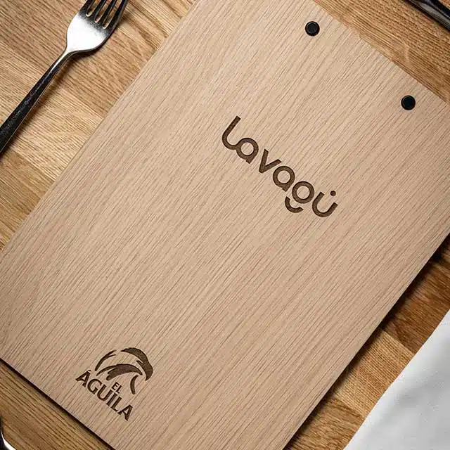 Formulario 6 Carta de madera grabada a láser