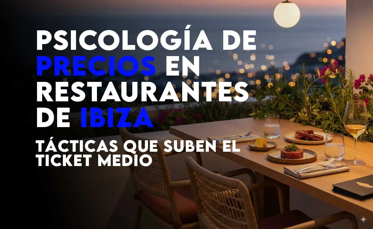 Psicología de precios en restaurantes de Ibiza: tácticas que suben el ticket medio 3 Psicología de precios en restaurantes de Ibiza: tácticas que suben el ticket medio