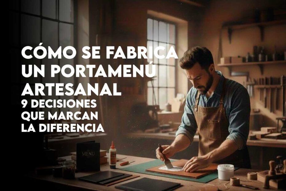 como se fabrica un menu artesanal 9 pasos