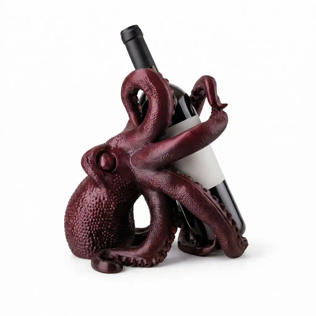 Complementos de mesa 5 soporte para botellas de vino pulpo